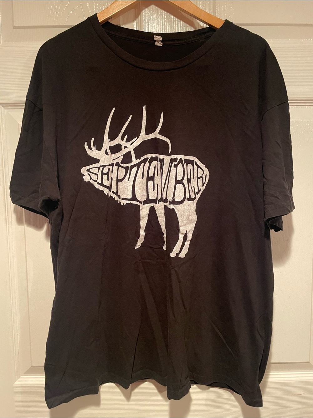 September Elk Graphic Tee - Black Men’s Shirt